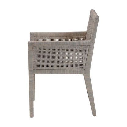 Karis Natural Rattan Dining Armchair