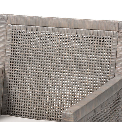 Karis Natural Rattan Dining Armchair