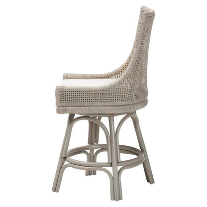 Bella Swivel Rattan Counter Stool