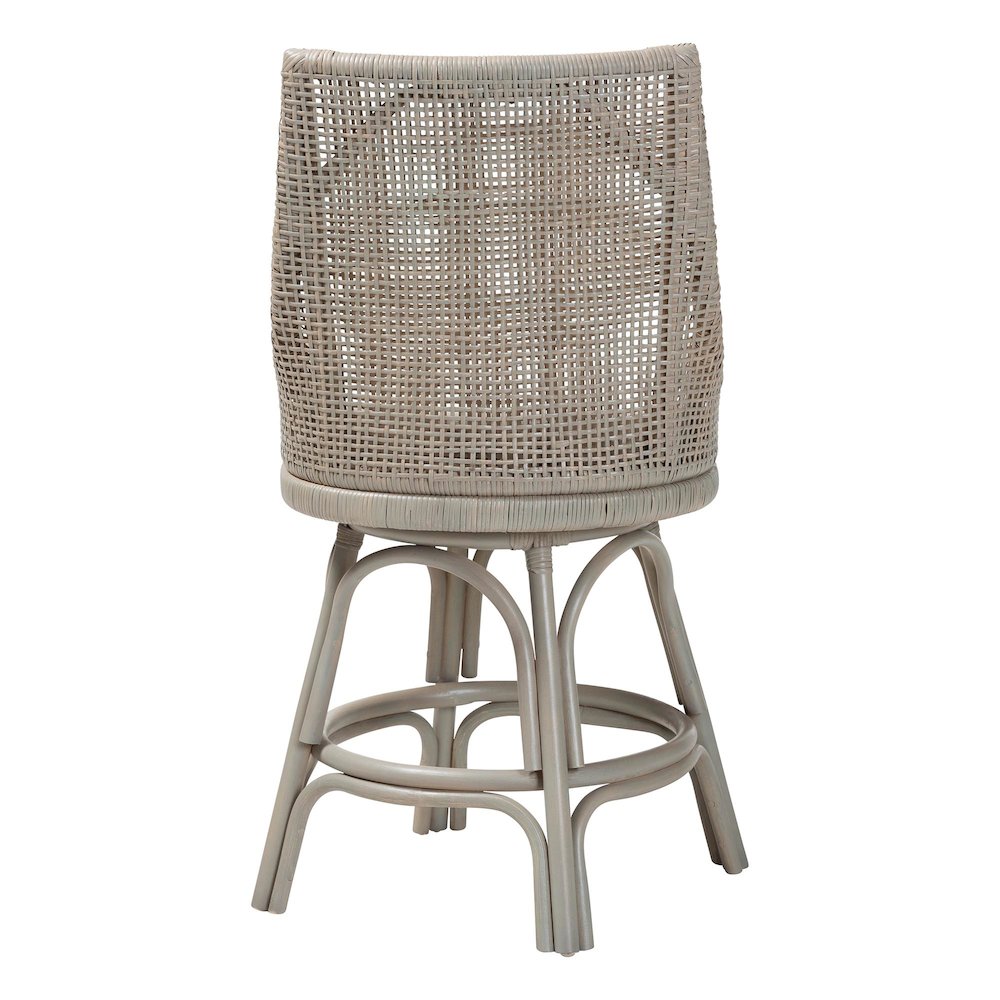 Bella Swivel Rattan Counter Stool