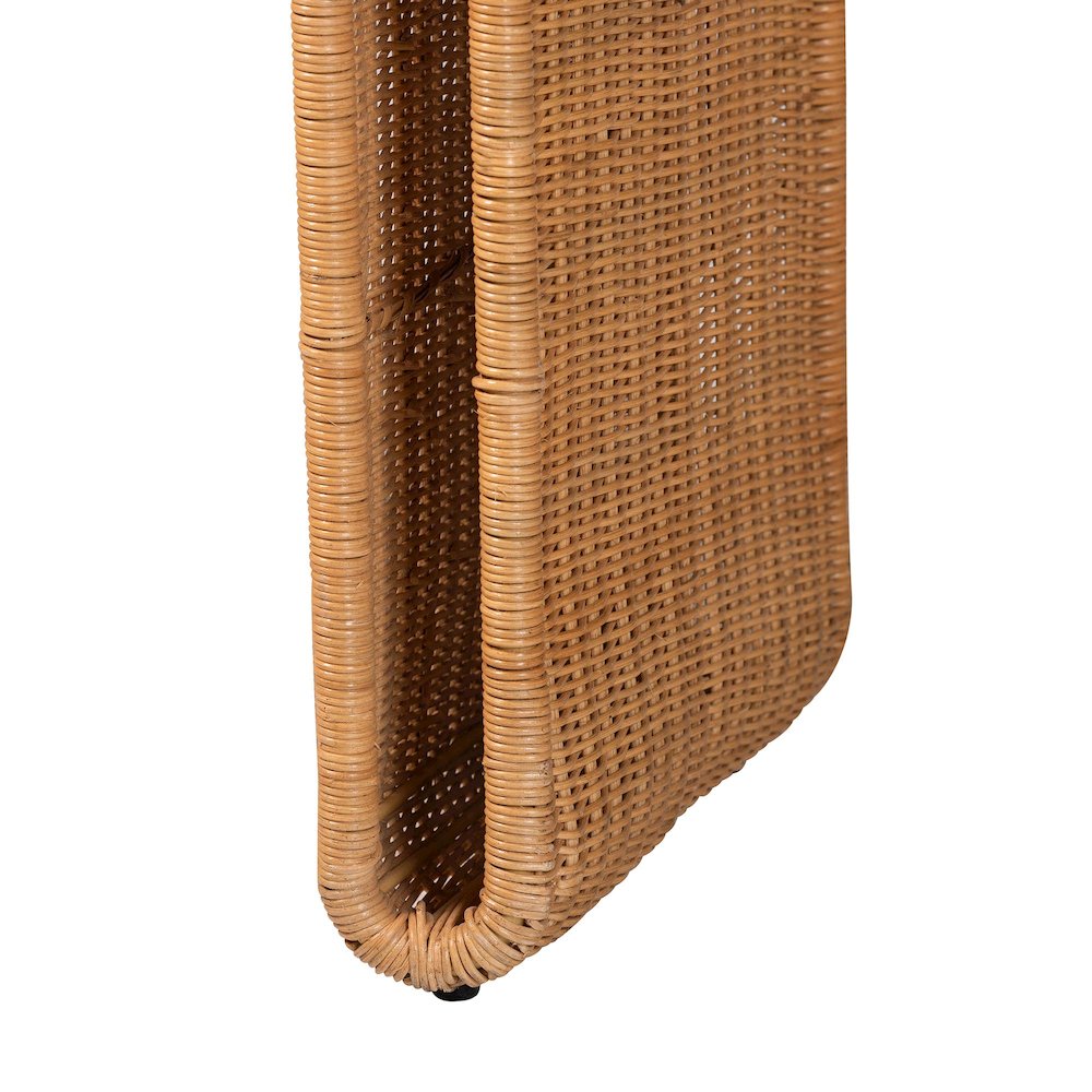 Nevada Bohemian Light Honey Rattan Console Table