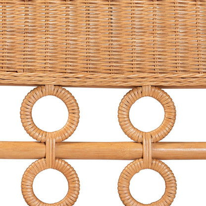 Oxford Bohemian Light Honey Rattan Dining Bench