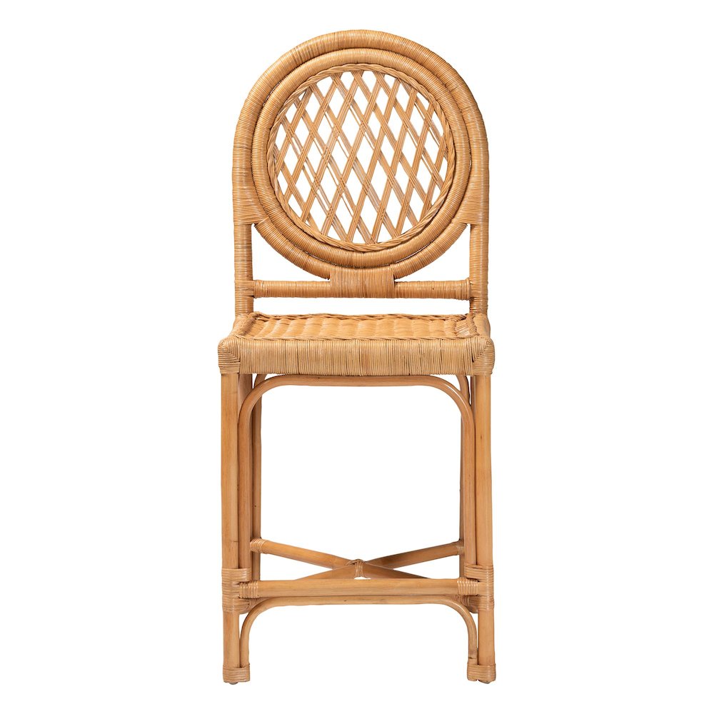 Oxford Natural Rattan Counter Stool