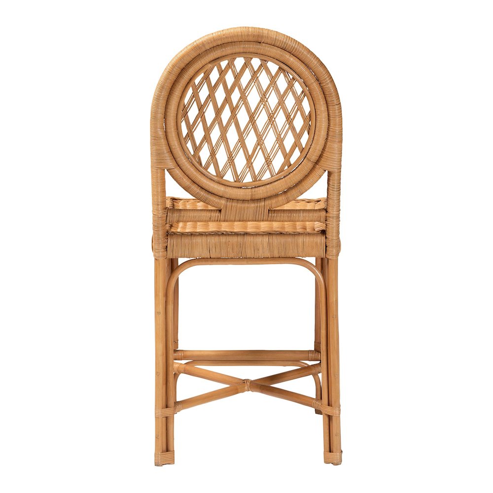 Oxford Natural Rattan Counter Stool