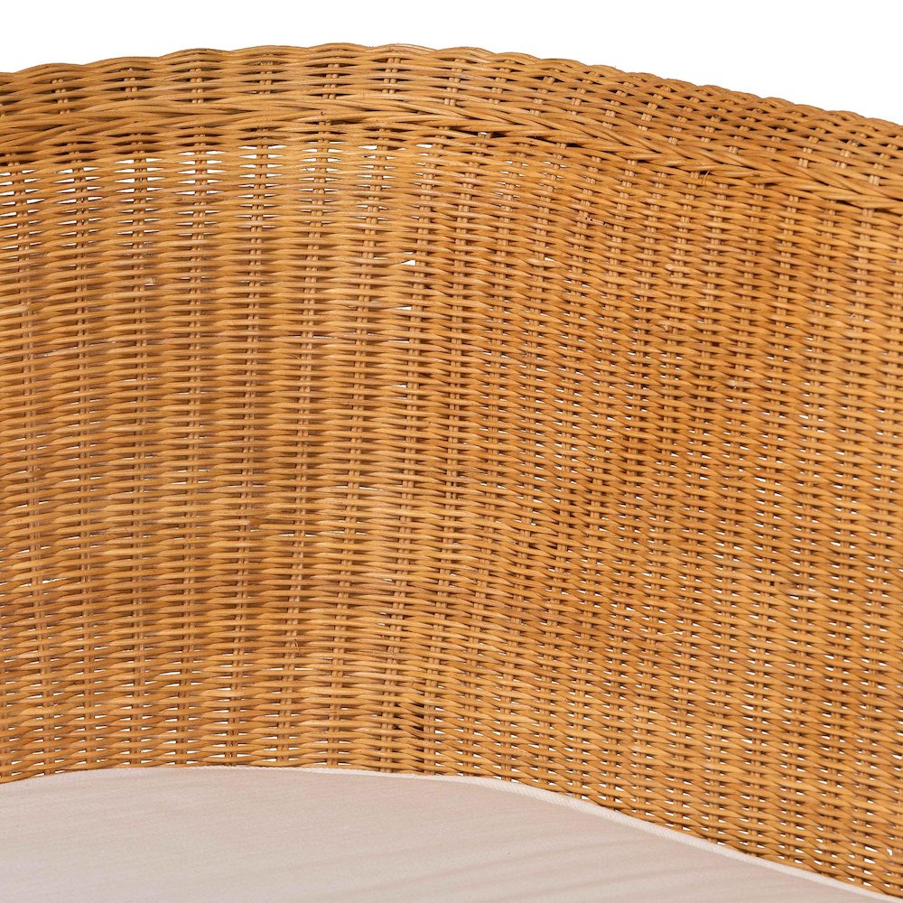 Rashtin Bohemian Light Honey Rattan 3-Piece Dining Nook Set
