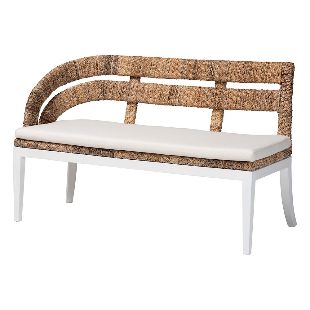 Ubud Seagrass Dining Nook Bench Set