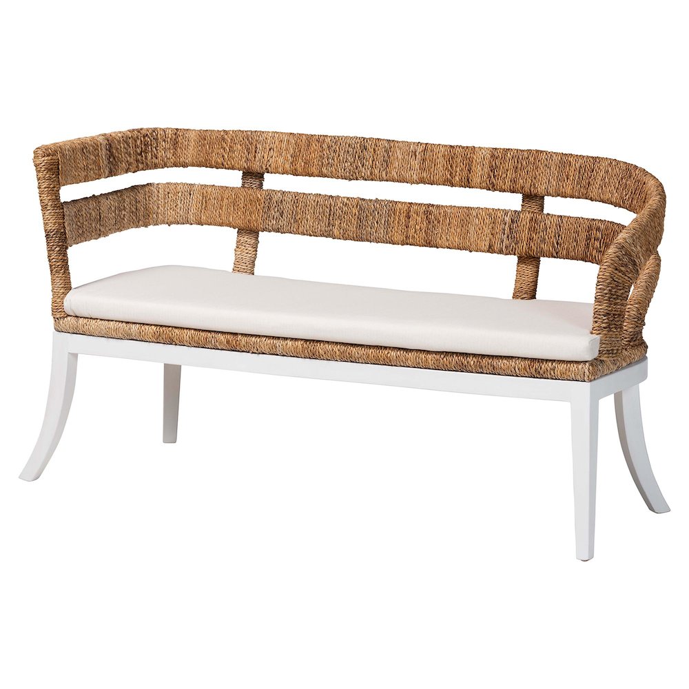 Ubud Seagrass Dining Nook Bench Set