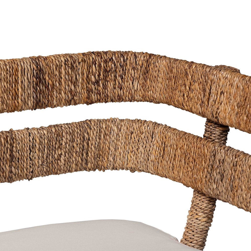 Ubud Seagrass Dining Nook Bench Set