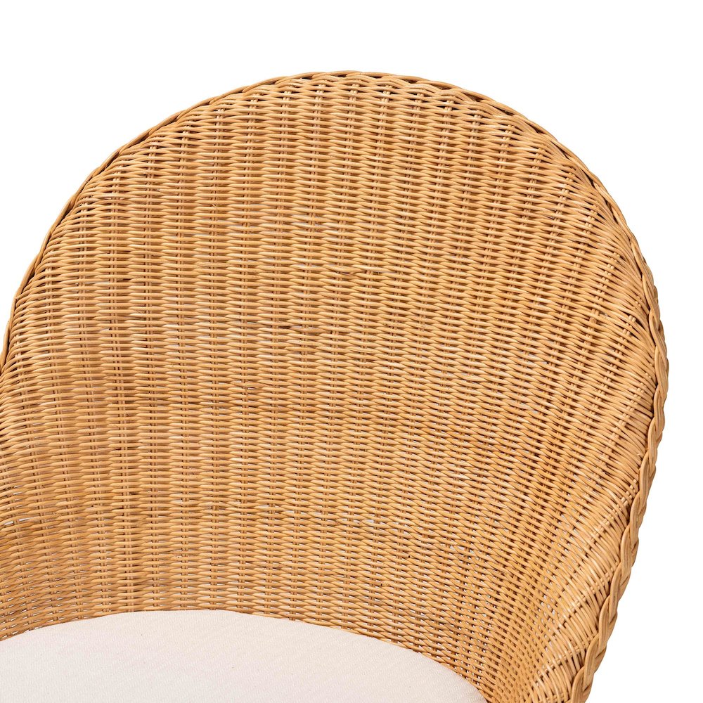 Tyrone 5-Piece Rattan Dining Set - Round Wicker Table