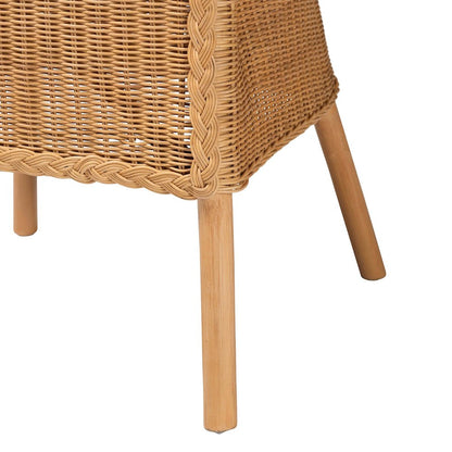 Tyrone 5-Piece Rattan Dining Set - Round Wicker Table