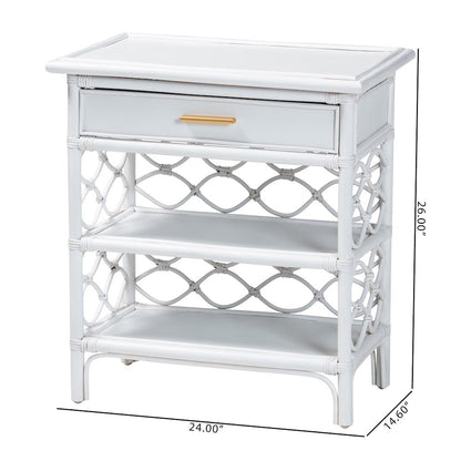 Akane Natural Rattan Nightstand