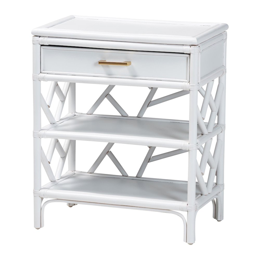 Daina Natural Rattan Nightstand