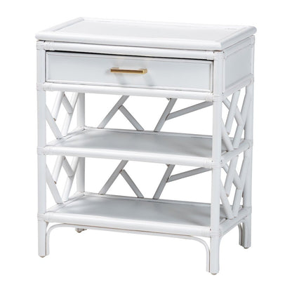 Daina Natural Rattan Nightstand