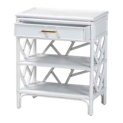 Daina Natural Rattan Nightstand