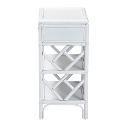Daina Natural Rattan Nightstand