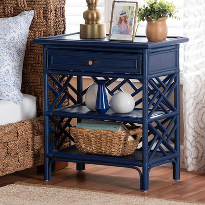 Tiaret Natural Rattan Nightstand
