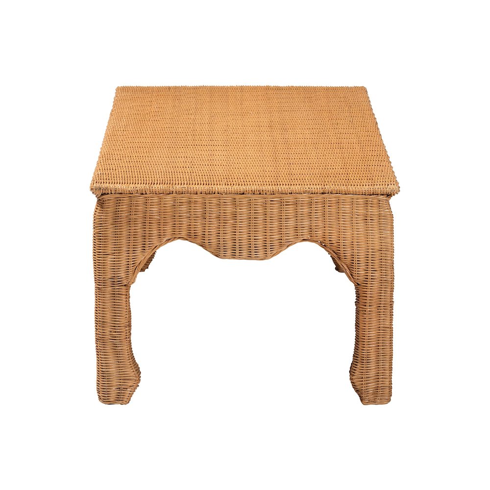 Abena Ming Style Natural Rattan Coffee Table