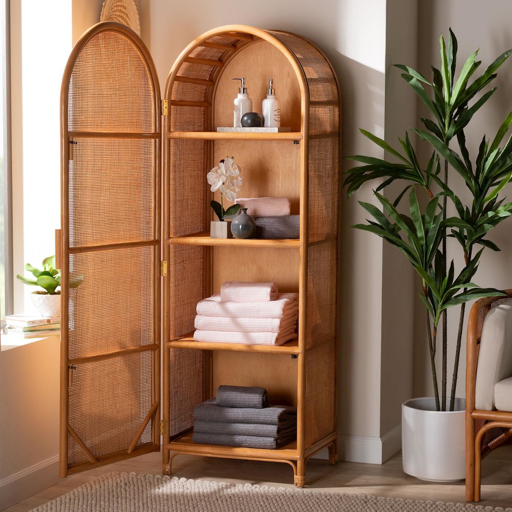 Paloma Natural Rattan Decorative Cabinet