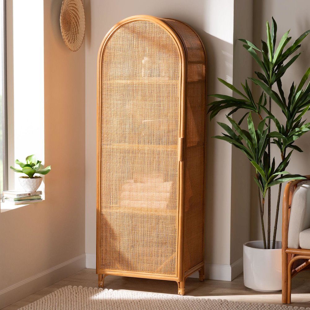 Paloma Natural Rattan Decorative Cabinet