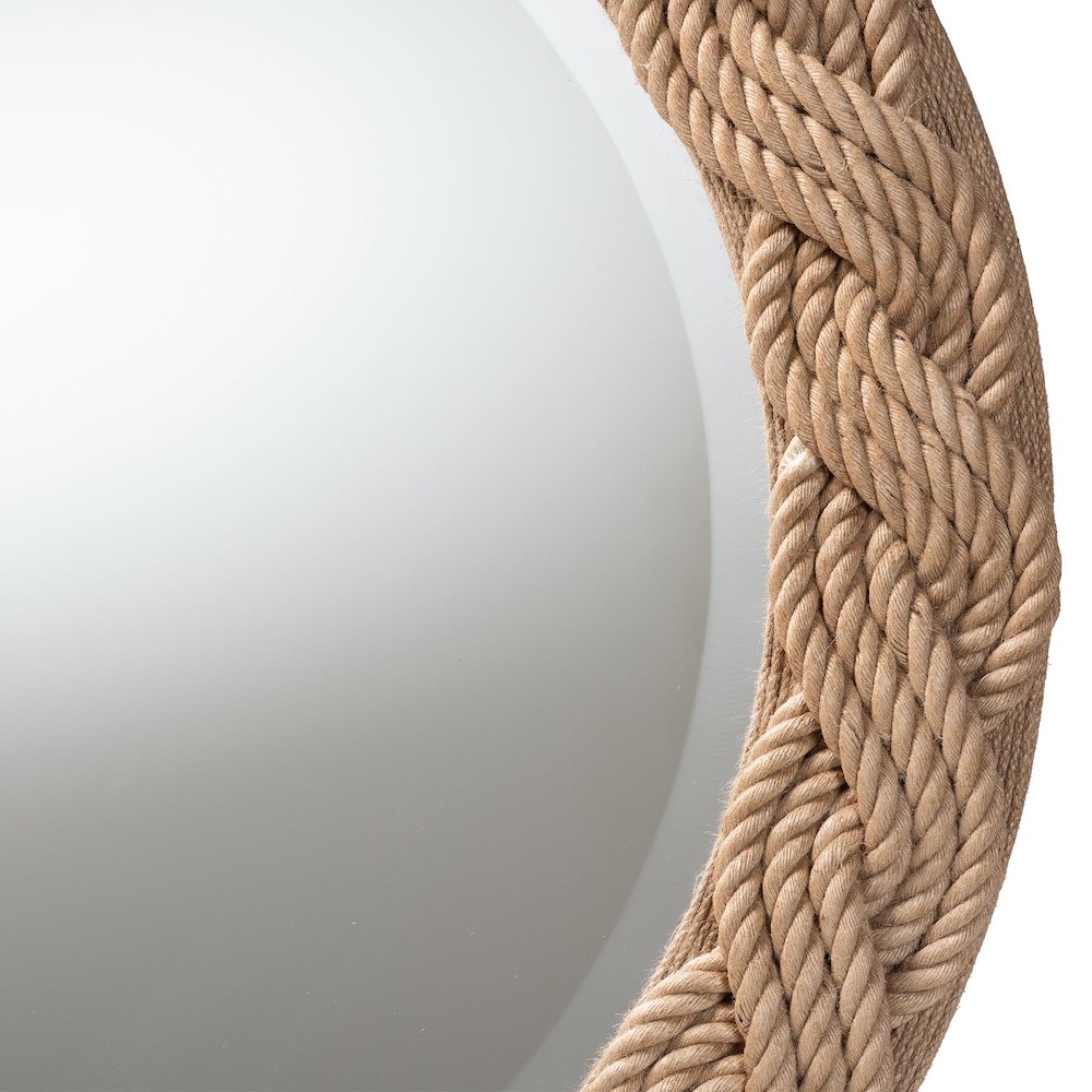 Romana Braided Rope Mirror - Coastal Mirror