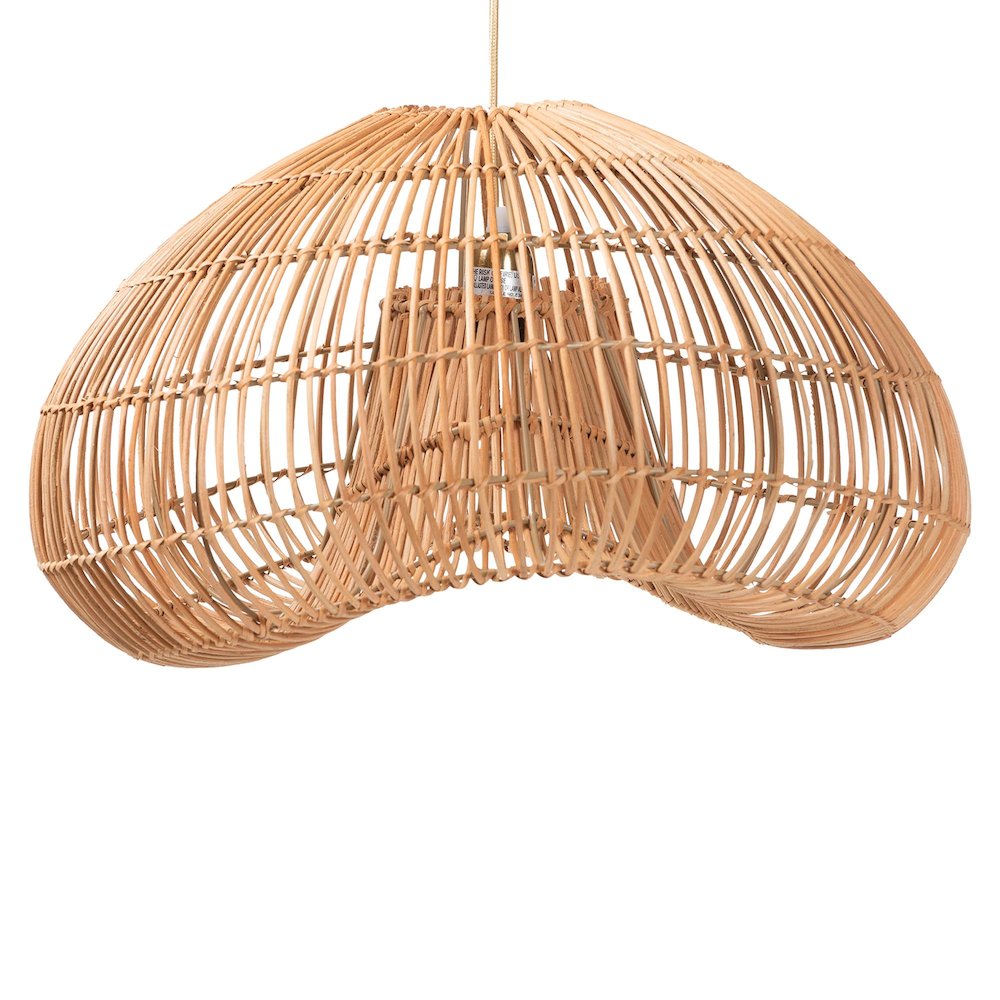 Hansa Natural Rattan Pendant Lampshade - Handcrafted