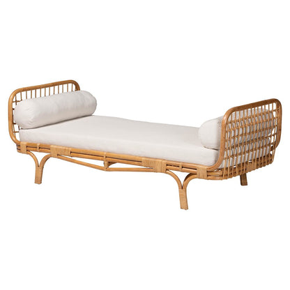 Aiko Handwoven Natural Rattan Daybed