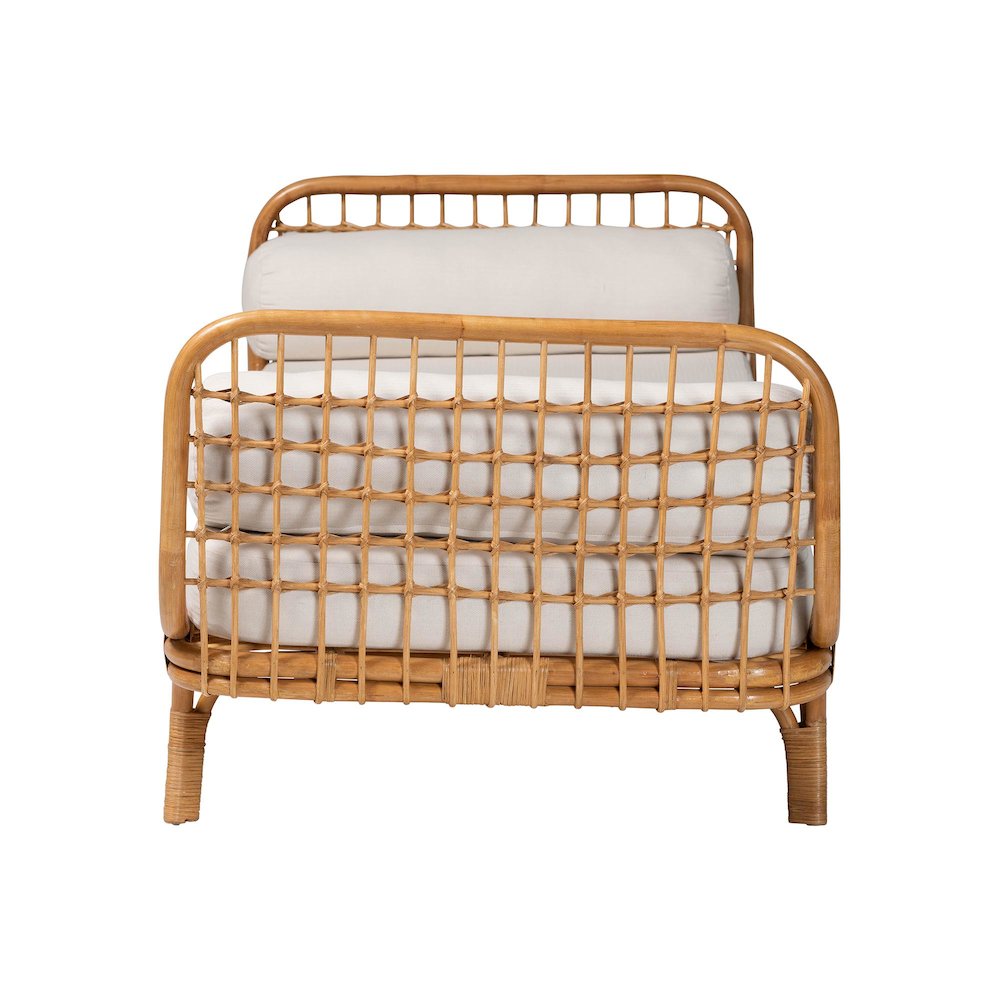 Aiko Handwoven Natural Rattan Daybed