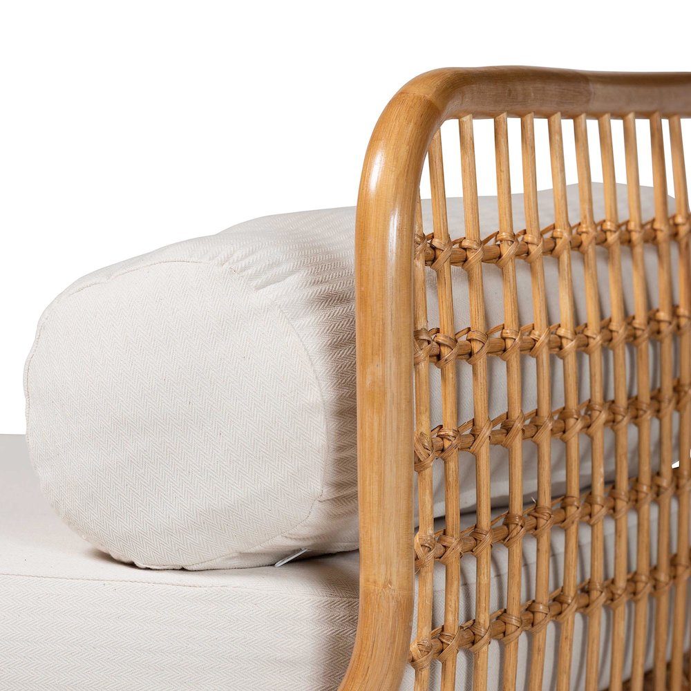 Aiko Handwoven Natural Rattan Daybed