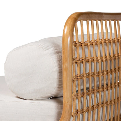 Aiko Handwoven Natural Rattan Daybed