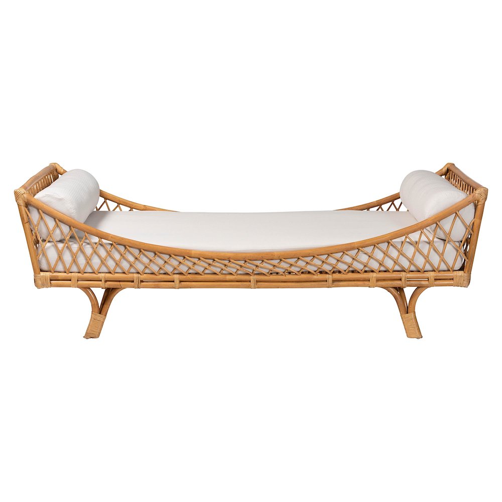 Akemi Handwoven Natural Rattan Daybed