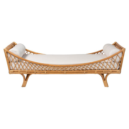 Akemi Handwoven Natural Rattan Daybed