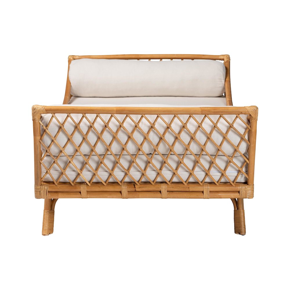 Akemi Handwoven Natural Rattan Daybed