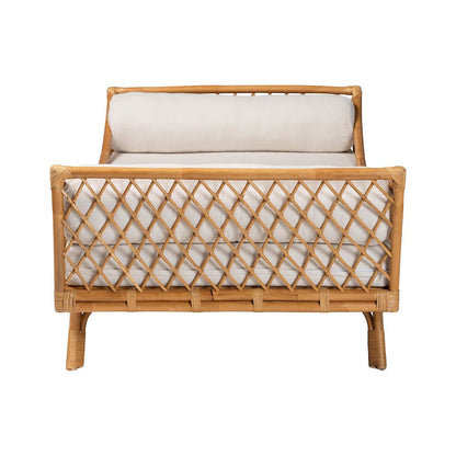 Akemi Handwoven Natural Rattan Daybed