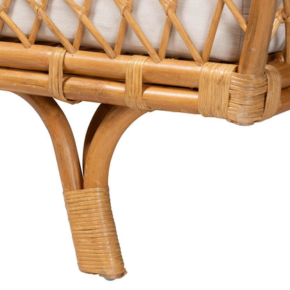 Akemi Handwoven Natural Rattan Daybed
