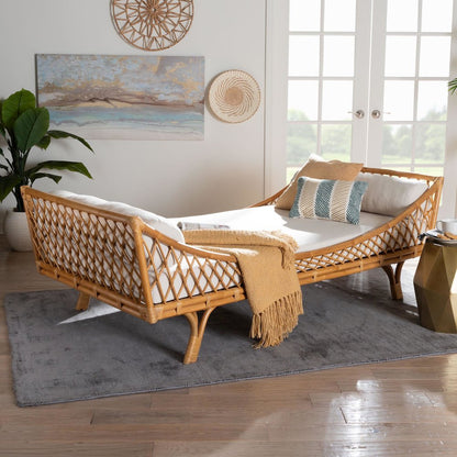 Akemi Handwoven Natural Rattan Daybed