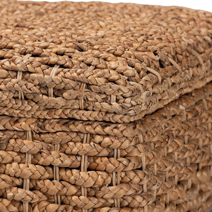 Bailey Handwoven Seagrass Storage Ottoman
