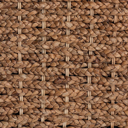 Bailey Handwoven Seagrass Storage Ottoman