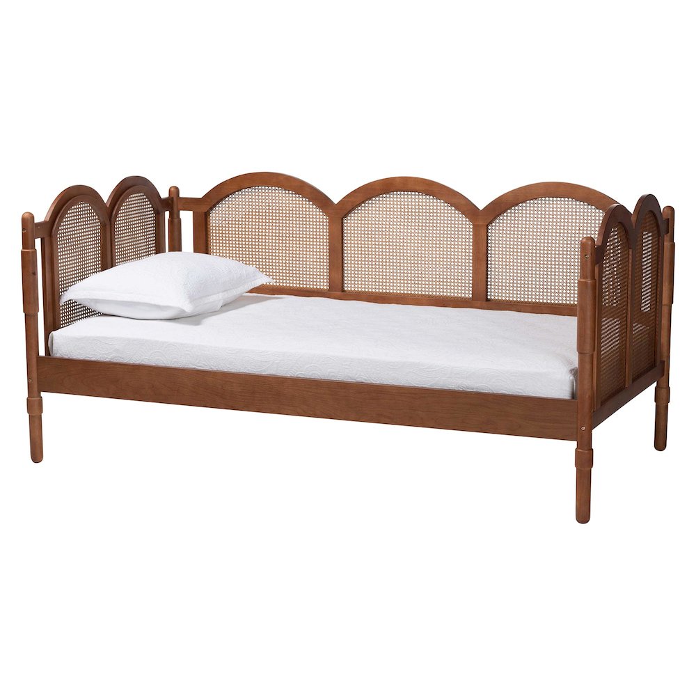 Carmiya Scalloped Daybed - Twin Size Wooden Frame