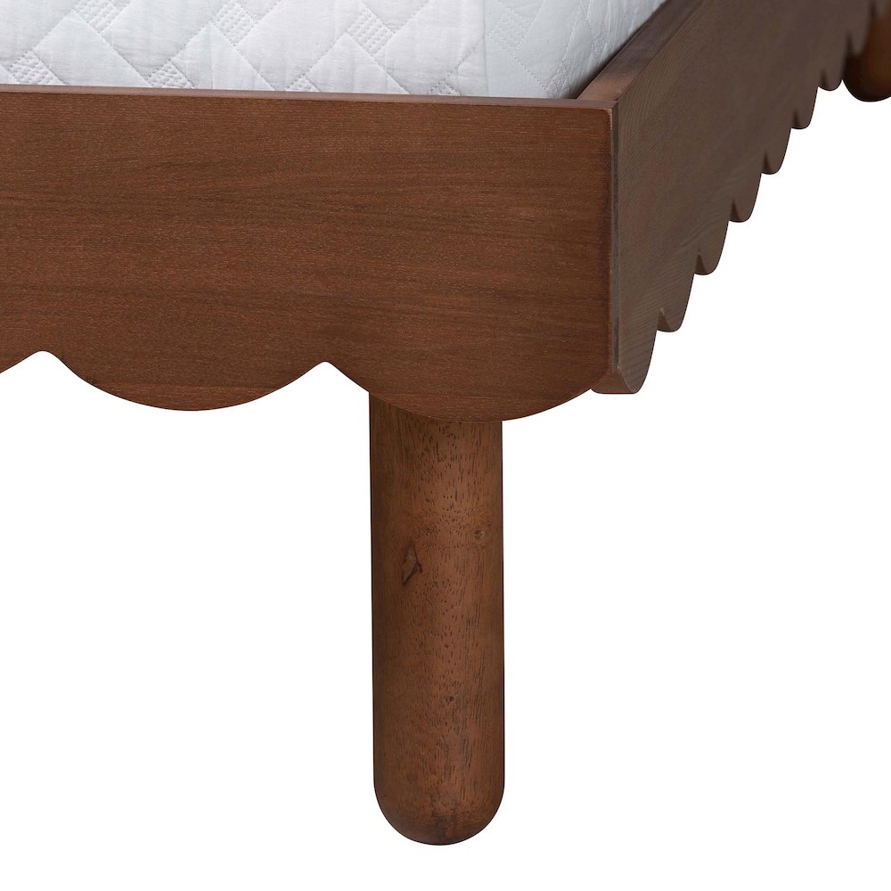 Orianthe Scalloped Platform Bed