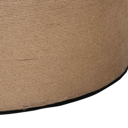 Lapis Handwoven Jute Coffee Table - Boho Round Centerpiece