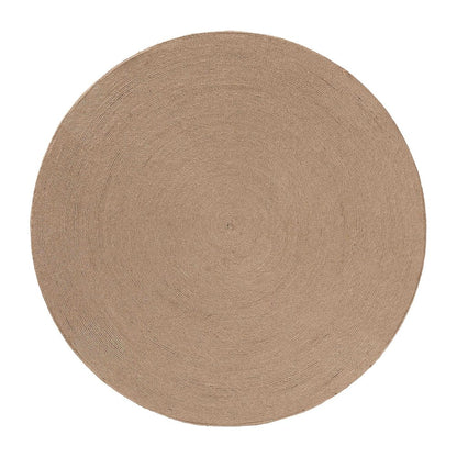 Lapis Handwoven Jute Coffee Table - Boho Round Centerpiece