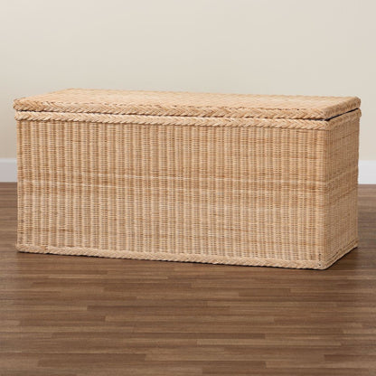 Caden Braided Natural Rattan Chest