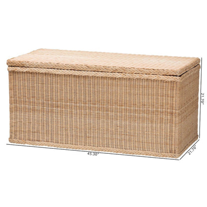 Caden Braided Natural Rattan Chest