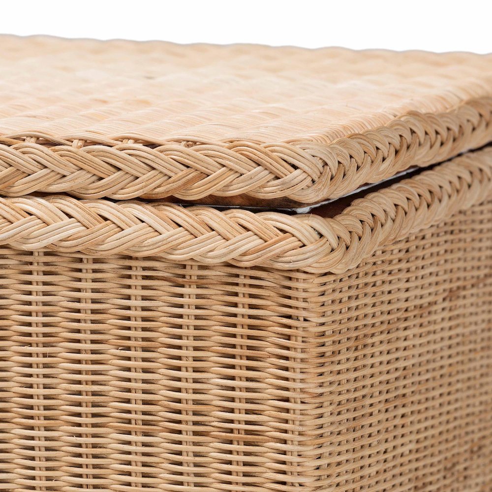 Caden Braided Natural Rattan Chest
