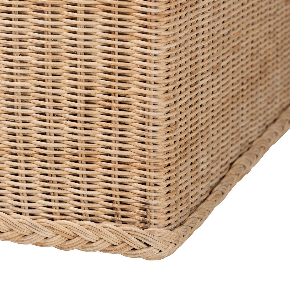 Caden Braided Natural Rattan Chest