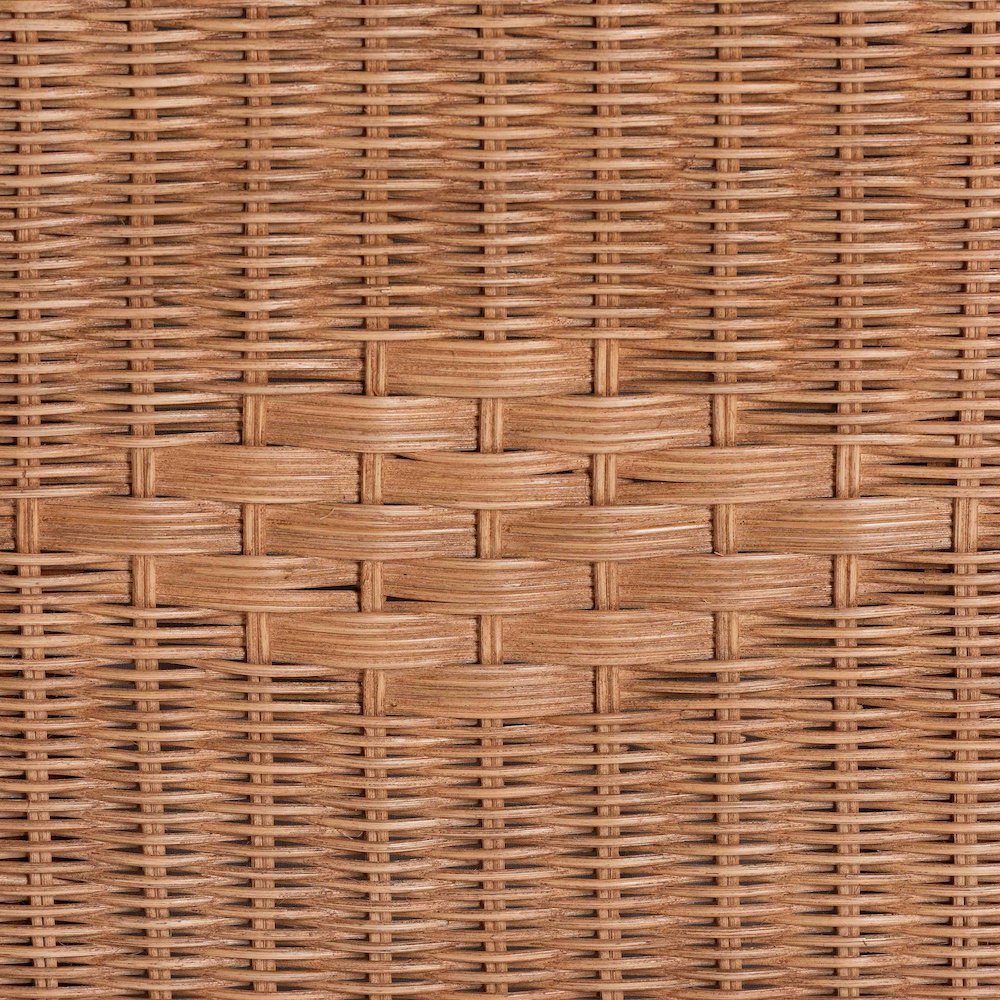 Eamon Braided Natural Rattan Storage Bench