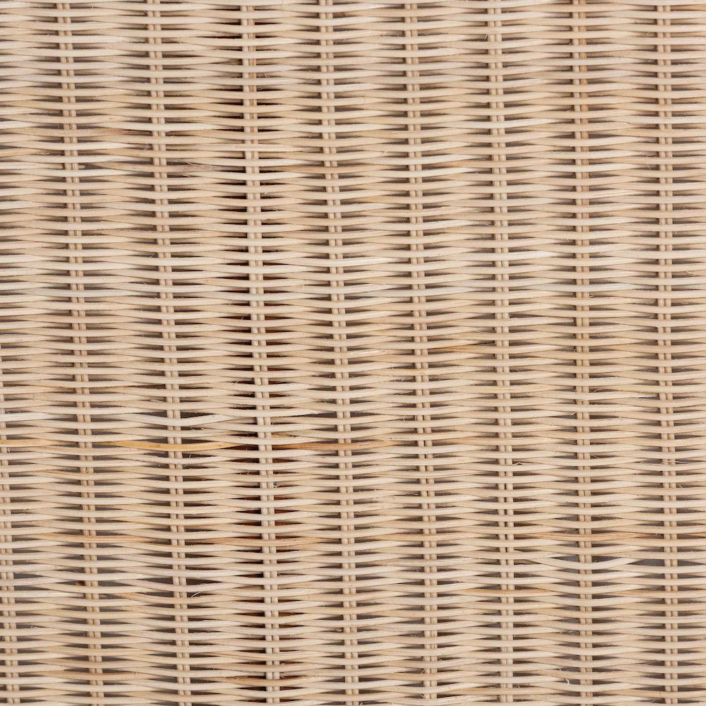 Barid Braided Natural Rattan Storage Bench