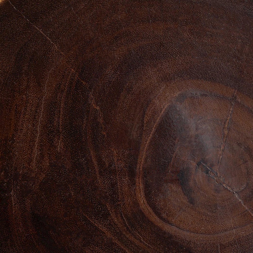 Noleta Hand-carved Suar Wood Side Table