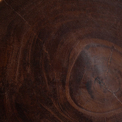 Noleta Hand-carved Suar Wood Side Table