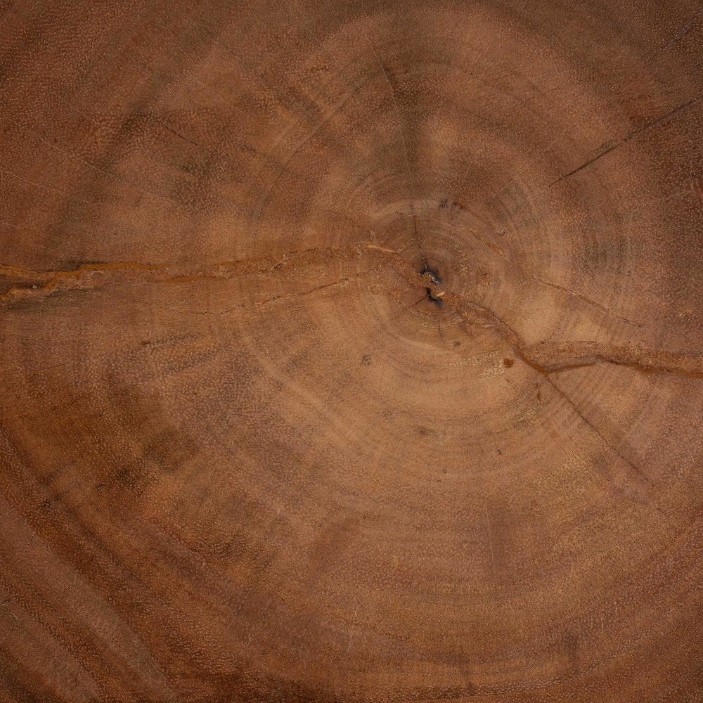Eliada Hand-carved Suar Wood Side Table